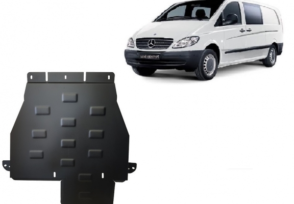 Scut metalic cutie de viteză și reductor Mercedes Vito W639, varianta 4x4 automată