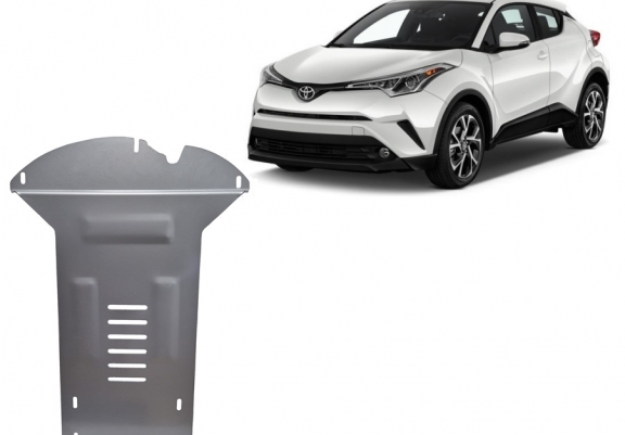 Scut antifurt din aluminiu pentru catalizator Toyota C-HR