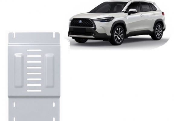 Scut antifurt din aluminiu pentru catalizator Toyota Corolla Cross